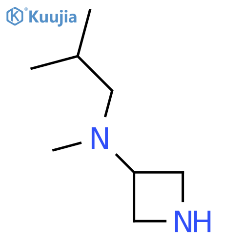 N-methyl-N-(2-methylpropyl)azetidin-3-amine structure