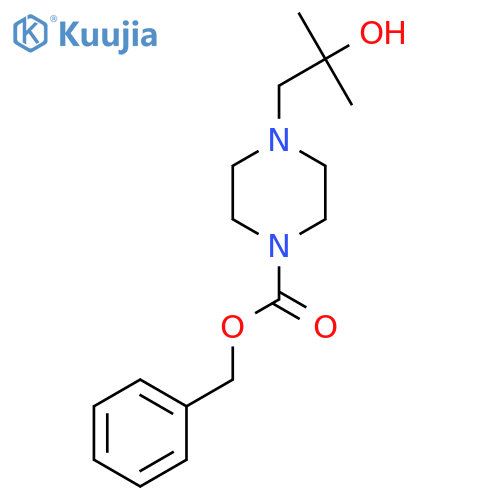 Benzyl 4-(2-hydroxy-2-methylpropyl)piperazine-1-carboxylate structure