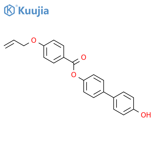 Benzoic acid, 4-(2-propenyloxy)-, 4'-hydroxy[1,1'-biphenyl]-4-yl ester structure