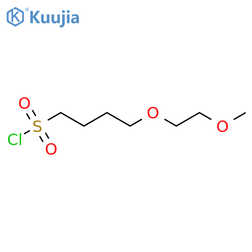 4-(2-methoxyethoxy)butane-1-sulfonyl chloride structure