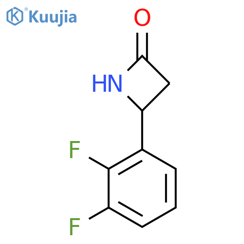 4-(2,3-Difluorophenyl)azetidin-2-one structure