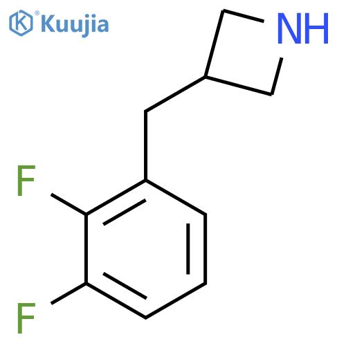 3-(2,3-difluorophenyl)methylazetidine structure
