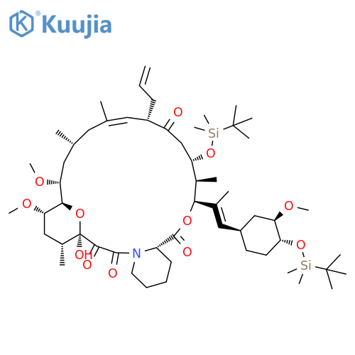 24,32-Bis-O-(tert-butyldimethylsilyl)-FK-506 structure