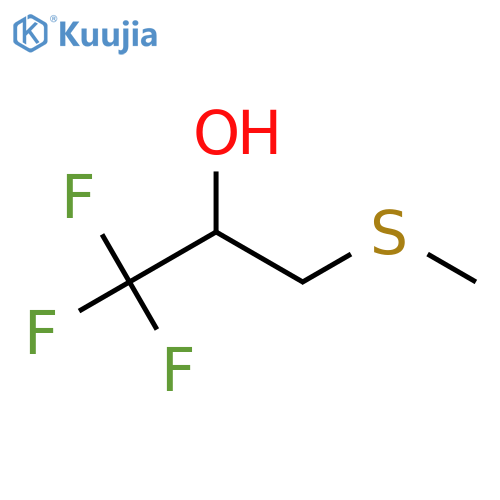 1,1,1-trifluoro-3-(methylsulfanyl)propan-2-ol structure