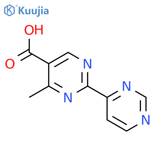 4-Methyl-2-pyrimidin-4-ylpyrimidine-5-carboxylic acid structure