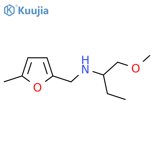 (1-methoxybutan-2-yl)(5-methylfuran-2-yl)methylamine structure
