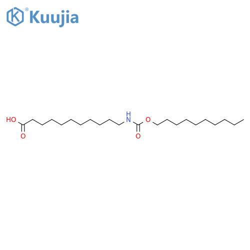 11-{[(Decyloxy)carbonyl]amino}undecanoic acid structure