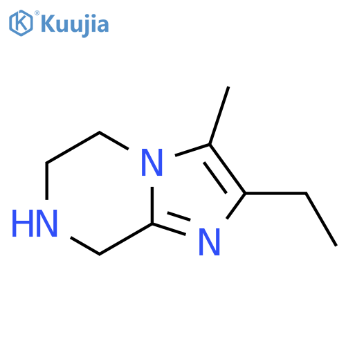2-Ethyl-3-methyl-5,6,7,8-tetrahydroimidazo[1,2-a]pyrazine structure