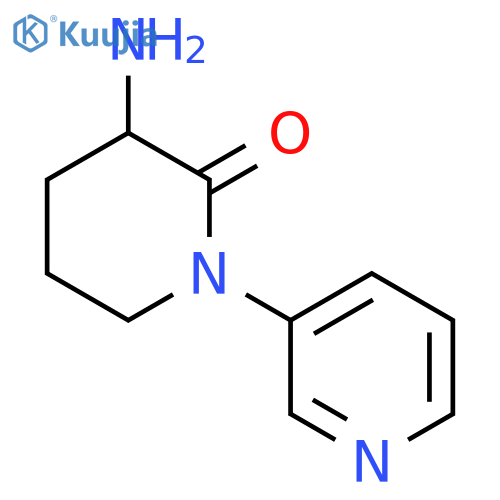 3-amino-1-(pyridin-3-yl)piperidin-2-one structure