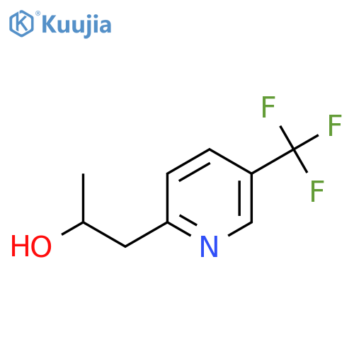 1-5-(trifluoromethyl)pyridin-2-ylpropan-2-ol structure