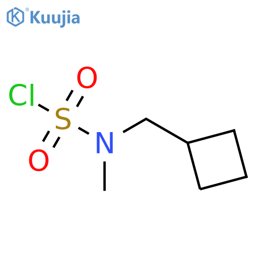 N-(CYCLOBUTYLMETHYL)-N-METHYLSULFAMOYL CHLORIDE structure