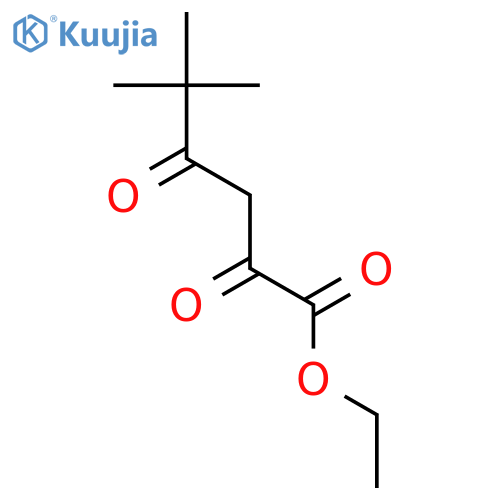 Ethyl 5,5-dimethyl-2,4-dioxohexanoate structure