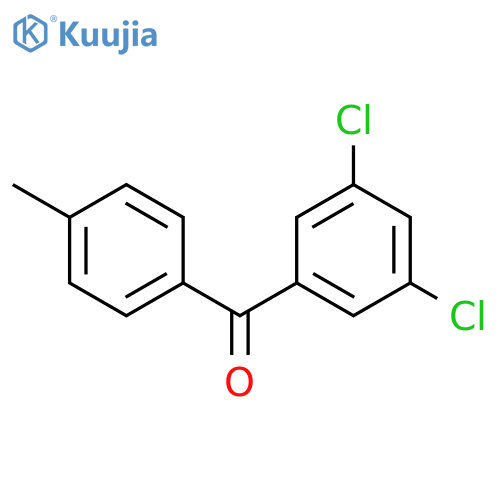 3,5-Dichloro-4'-methylbenzophenone structure