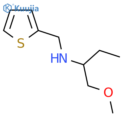 (1-methoxybutan-2-yl)(thiophen-2-yl)methylamine structure