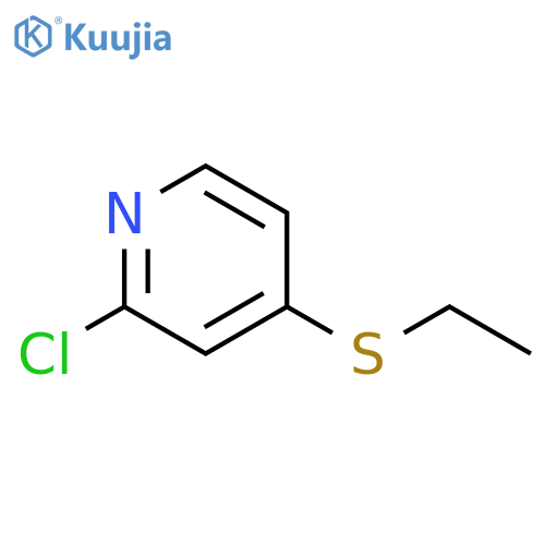 2-chloro-4-(ethylsulfanyl)pyridine structure