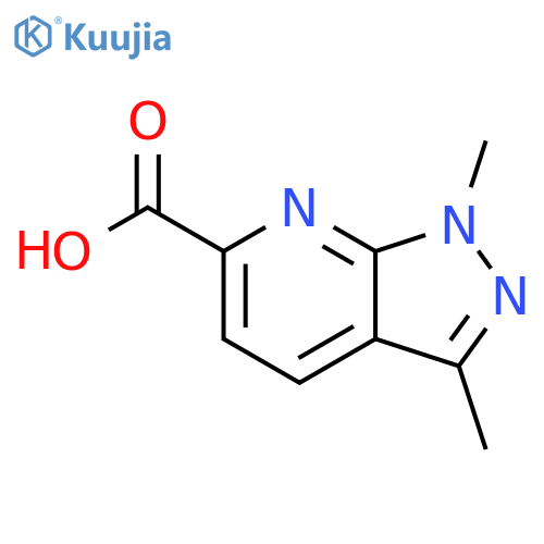 1,3-dimethyl-1H-pyrazolo3,4-bpyridine-6-carboxylic acid structure