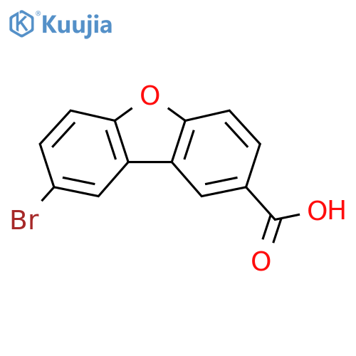 8-Bromodibenzob,dfuran-2-carboxylic acid structure