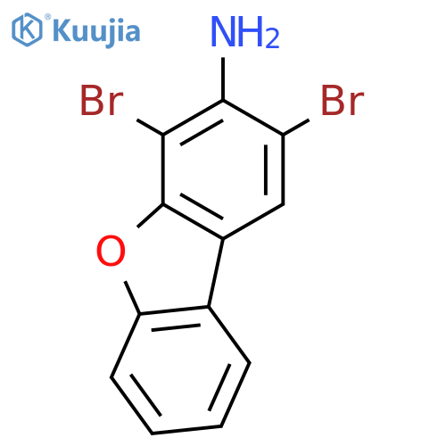 2,4-Dibromodibenzo[b,d]furan-3-amine structure