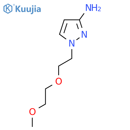1-2-(2-methoxyethoxy)ethyl-1H-pyrazol-3-amine structure