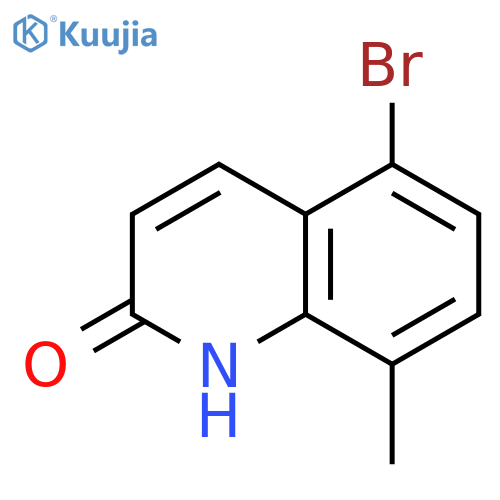 5-bromo-8-methylquinolin-2-ol structure