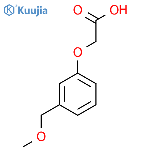 2-[3-(methoxymethyl)phenoxy]acetic acid structure