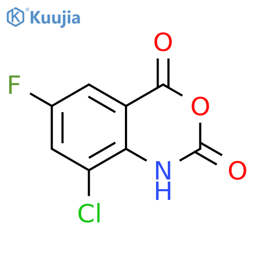 8-Chloro-6-fluoro-2H-benzod1,3oxazine-2,4(1H)-dione structure