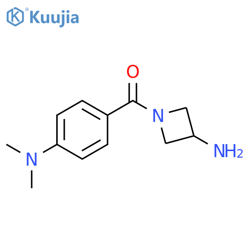 1-[4-(dimethylamino)benzoyl]azetidin-3-amine structure