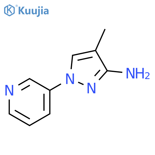 4-methyl-1-(pyridin-3-yl)-1H-pyrazol-3-amine structure