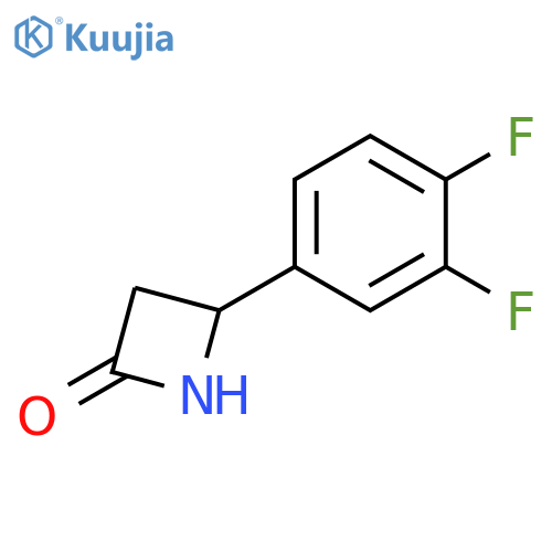 4-(3,4-difluorophenyl)azetidin-2-one structure