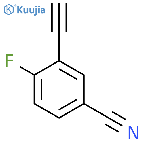 3-Ethynyl-4-fluorobenzonitrile structure