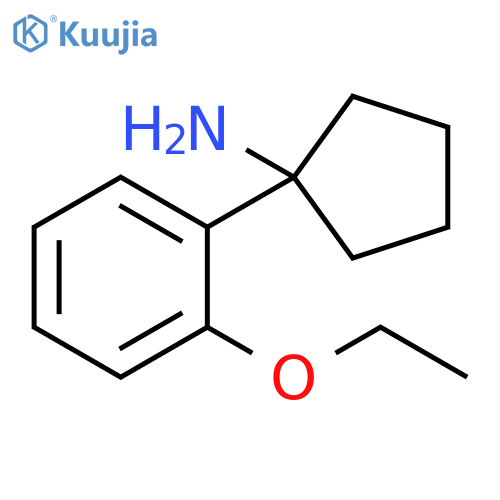 1-(2-ethoxyphenyl)cyclopentan-1-amine structure