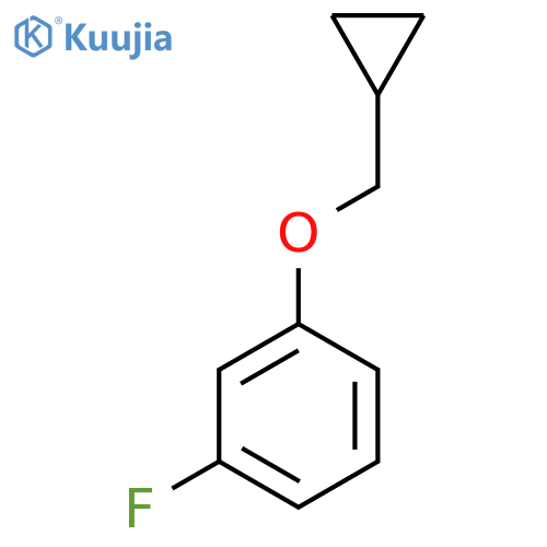 1-(Cyclopropylmethoxy)-3-fluorobenzene structure