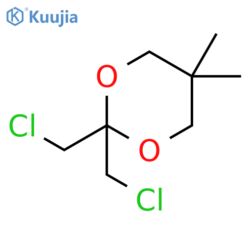 1,3-Dioxane, 2,2-bis(chloromethyl)-5,5-dimethyl- structure