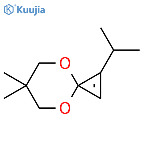 4,8-Dioxaspiro[2.5]oct-1-ene, 6,6-dimethyl-1-(1-methylethyl)- structure
