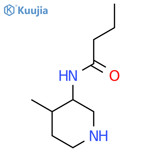 Butanamide, N-(4-methyl-3-piperidinyl)- structure