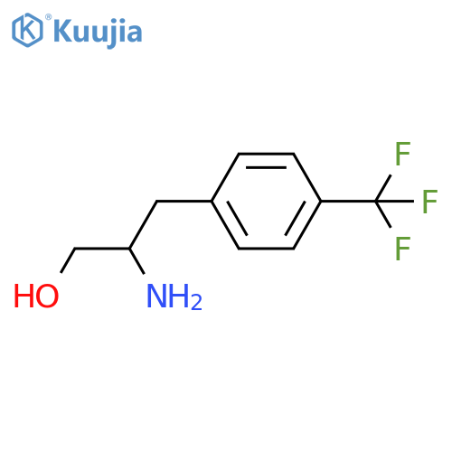 2-amino-3-4-(trifluoromethyl)phenylpropan-1-ol structure