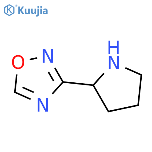 1,2,4-Oxadiazole, 3-(2-pyrrolidinyl)- structure