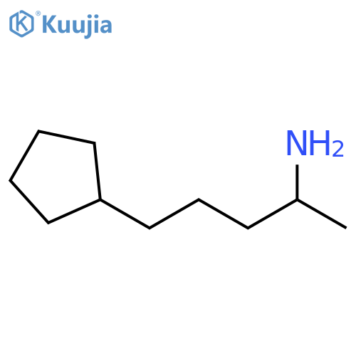 5-cyclopentylpentan-2-amine structure
