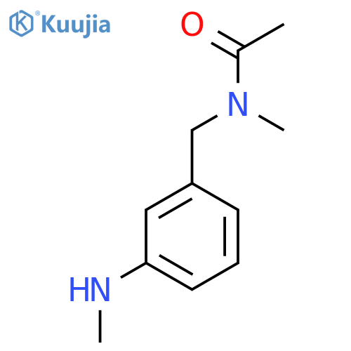 N-methyl-N-{3-(methylamino)phenylmethyl}acetamide structure