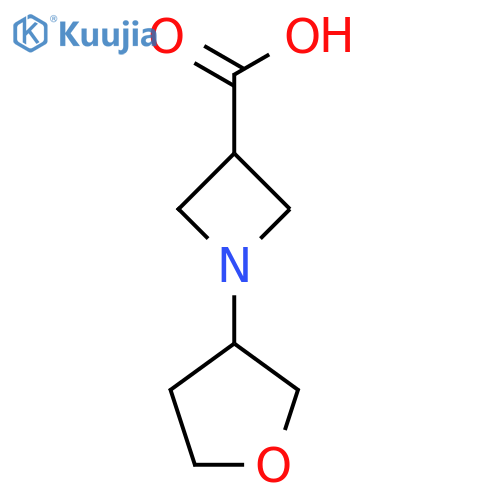 1-(Oxolan-3-yl)azetidine-3-carboxylic acid structure