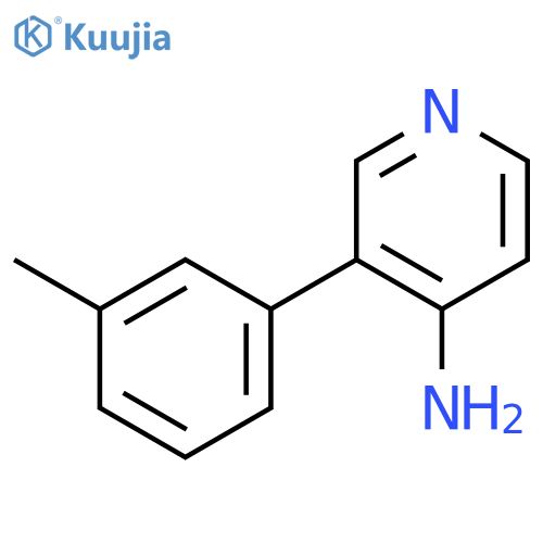 3-(m-Tolyl)pyridin-4-amine structure