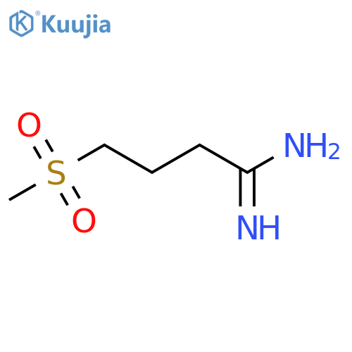 4-methanesulfonylbutanimidamide structure
