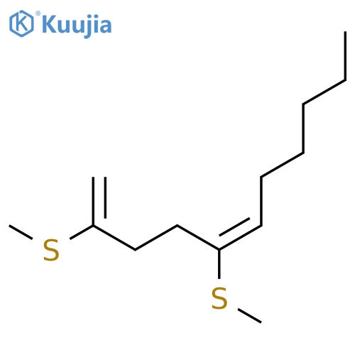 1,5-Undecadiene, 2,5-bis(methylthio)-, (E)- (9CI) structure