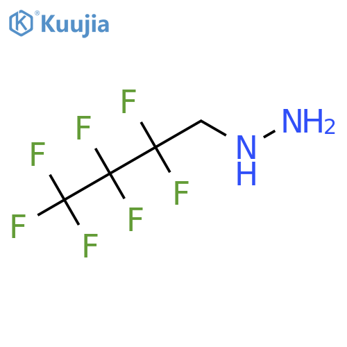 (2,2,3,3,4,4,4-heptafluorobutyl)hydrazine structure