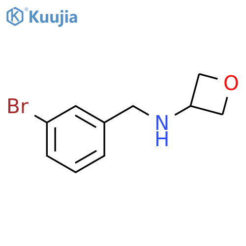 N-(3-Bromobenzyl)oxetan-3-amine structure