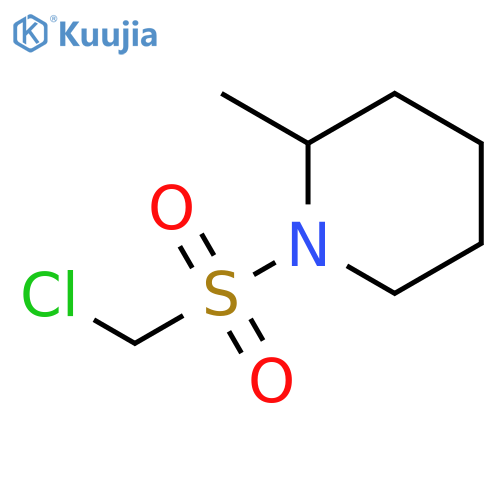 Piperidine, 1-[(chloromethyl)sulfonyl]-2-methyl- structure
