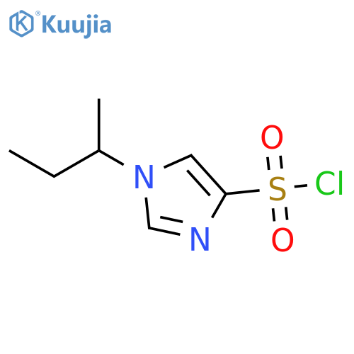 1-(butan-2-yl)-1H-imidazole-4-sulfonyl chloride structure