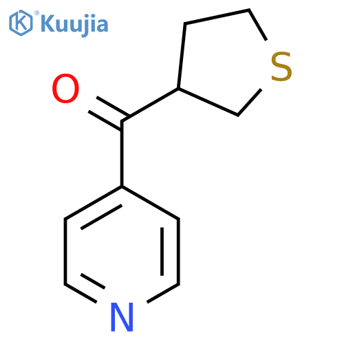 4-(thiolane-3-carbonyl)pyridine structure