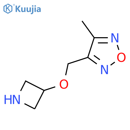 3-[(Azetidin-3-yloxy)methyl]-4-methyl-1,2,5-oxadiazole structure