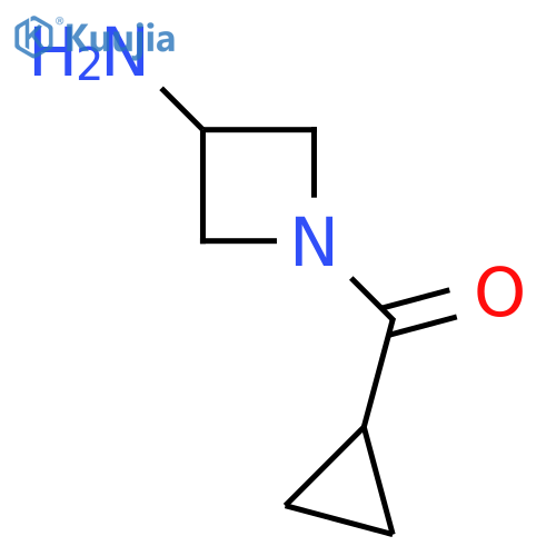 1-cyclopropanecarbonylazetidin-3-amine structure